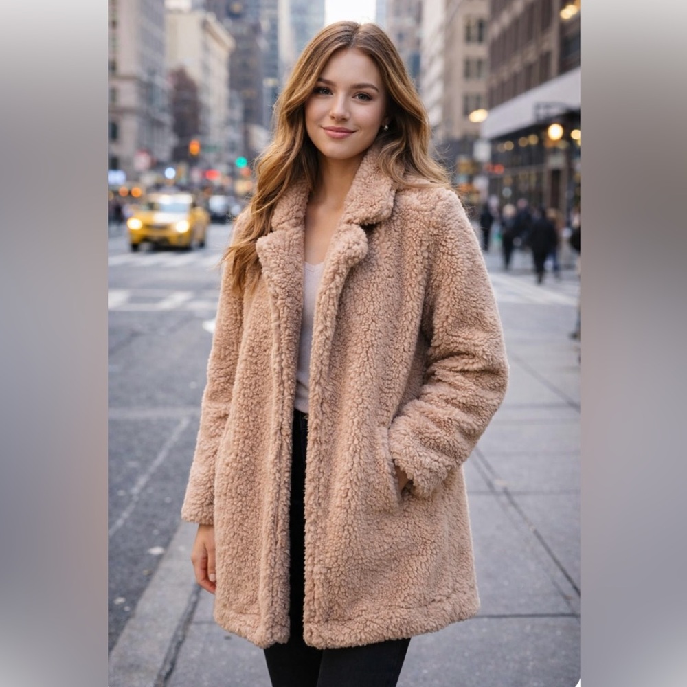 Cozy Girl/Winter Chic Teddy Bear Coat